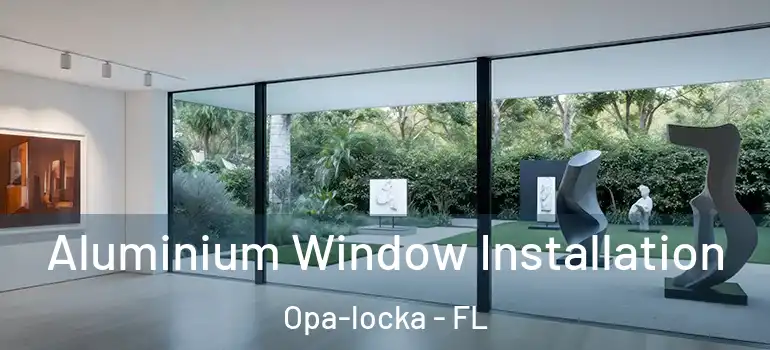  Aluminium Window Installation Opa-locka - FL