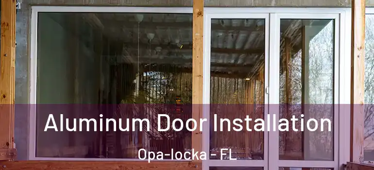 Aluminum Door Installation Opa-locka - FL
