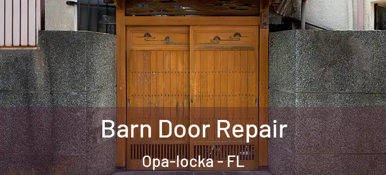 Barn Door Repair Opa-locka - FL