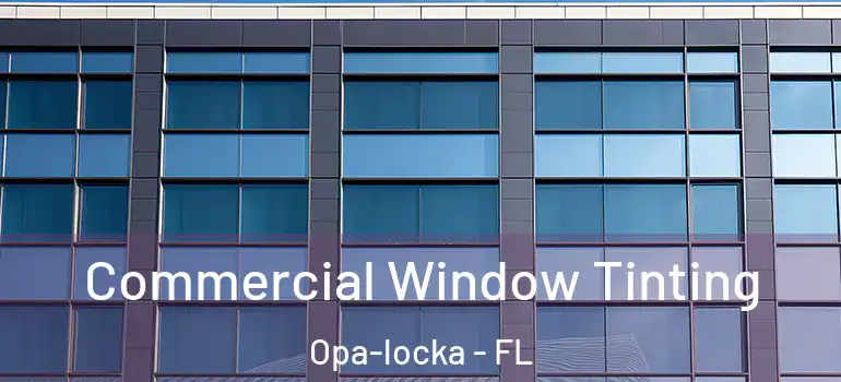 Commercial Window Tinting Opa-locka - FL