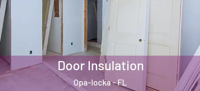 Door Insulation Opa-locka - FL