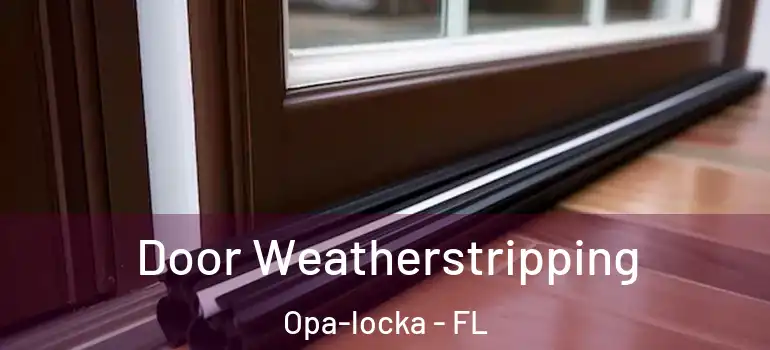  Door Weatherstripping Opa-locka - FL