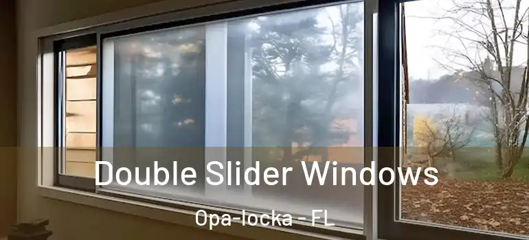 Double Slider Windows Opa-locka - FL