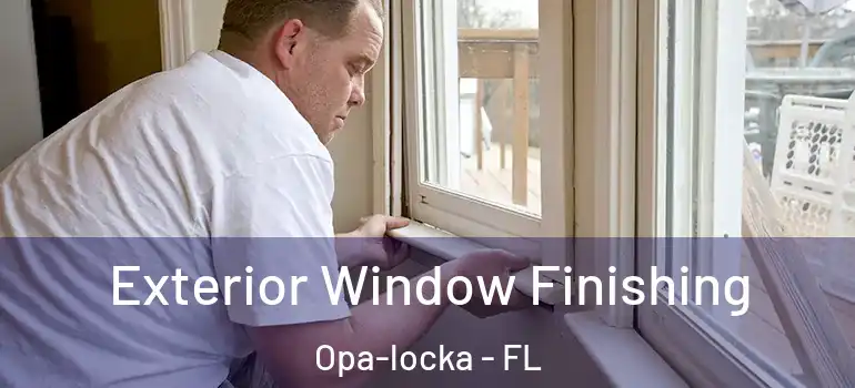 Exterior Window Finishing Opa-locka - FL