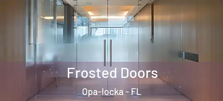 Frosted Doors Opa-locka - FL