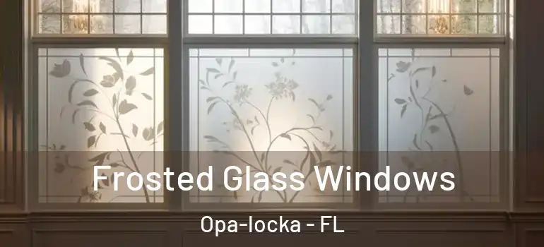  Frosted Glass Windows Opa-locka - FL