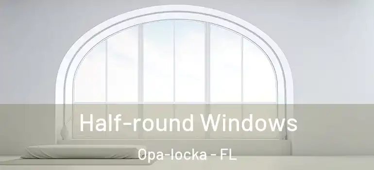 Half-round Windows Opa-locka - FL