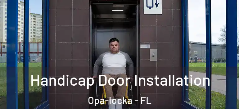 Handicap Door Installation Opa-locka - FL