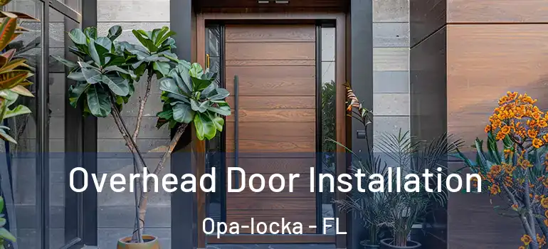  Overhead Door Installation Opa-locka - FL