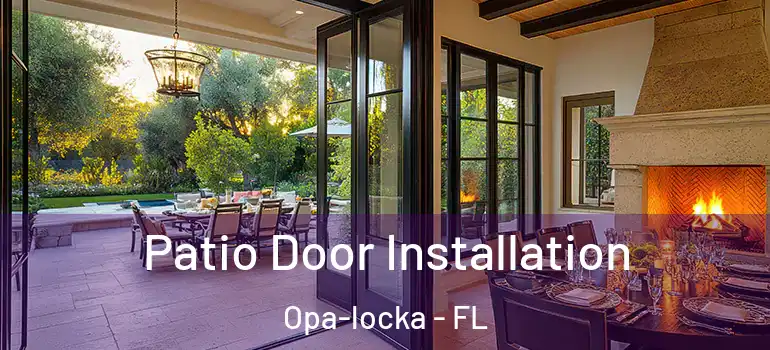 Patio Door Installation Opa-locka - FL
