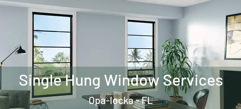  Single Hung Window Services Opa-locka - FL