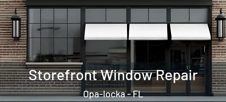 Storefront Window Repair Opa-locka - FL