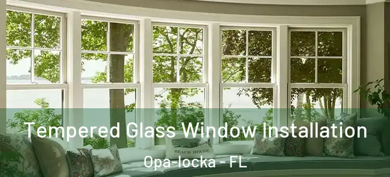  Tempered Glass Window Installation Opa-locka - FL