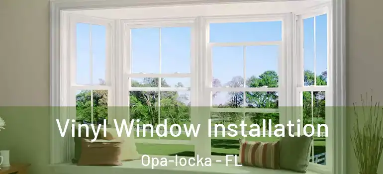 Vinyl Window Installation Opa-locka - FL