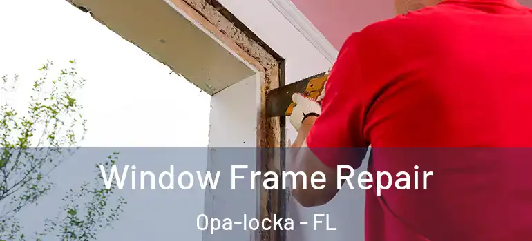  Window Frame Repair Opa-locka - FL