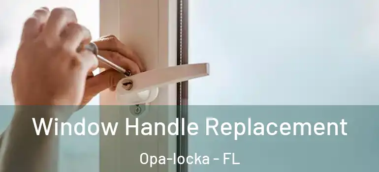 Window Handle Replacement Opa-locka - FL