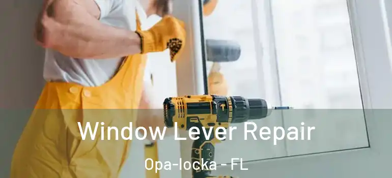 Window Lever Repair Opa-locka - FL
