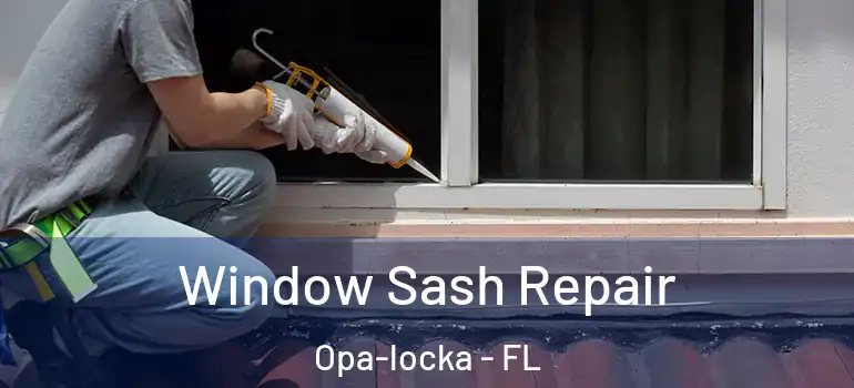 Window Sash Repair Opa-locka - FL